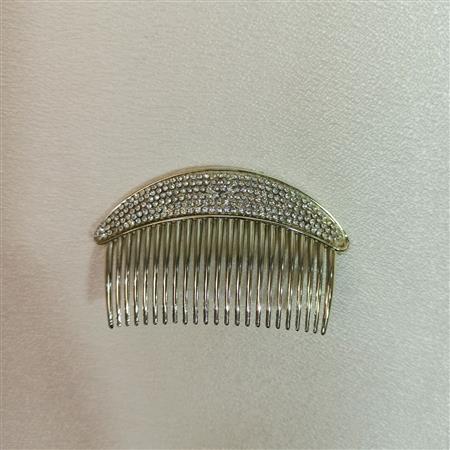 شانه طلایی نگینی
