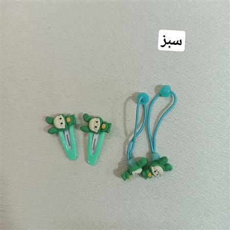 پک چهارتایی گیره و کش موی عروسکی