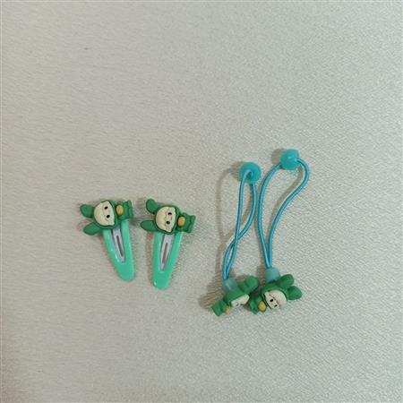 پک چهارتایی گیره و کش موی عروسکی