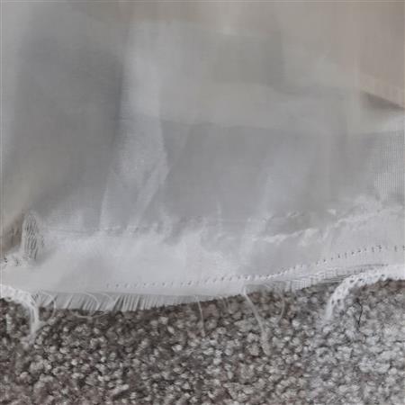 سارافون سفید قلب مشکی تکسایز