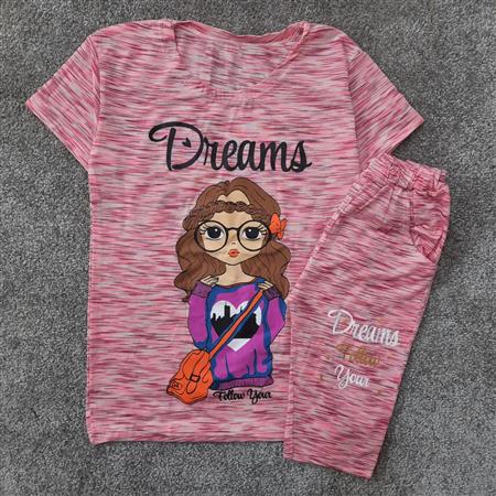 تیشرت شلوارک Dream تکسایز