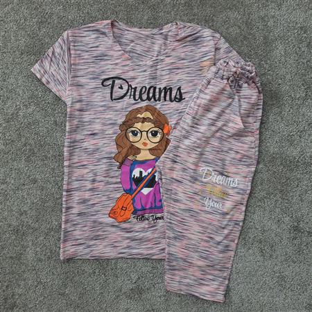 تیشرت شلوارک Dream تکسایز