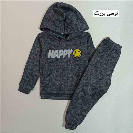 هودی شلوار آنغوره استیکر Happy