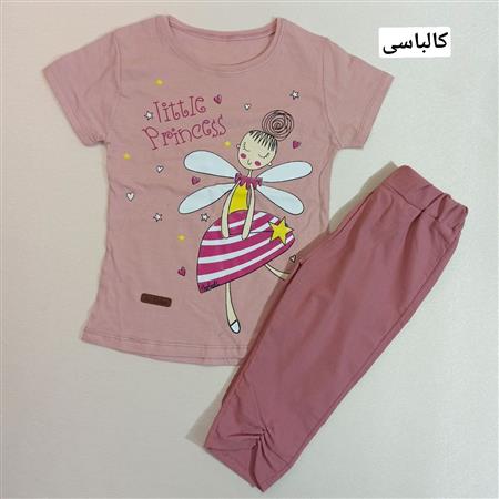 تیشرت شلوارک دختر سنجاقکی