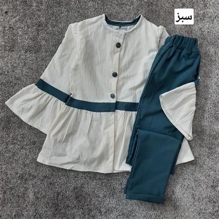 شومیز شلوار چیندار دخترانه تکسایز