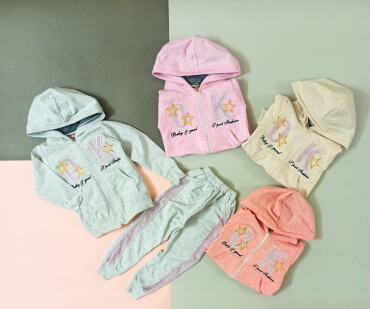سویشرت شلوار دخترانه طرح okو ستاره 🌟