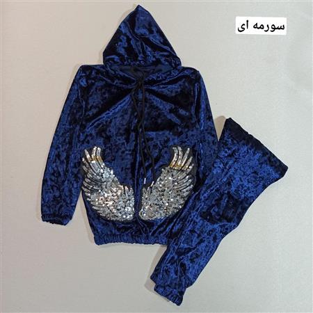 هودی شلوار مخمل بال فرشته