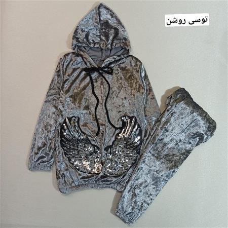 هودی شلوار مخمل بال فرشته