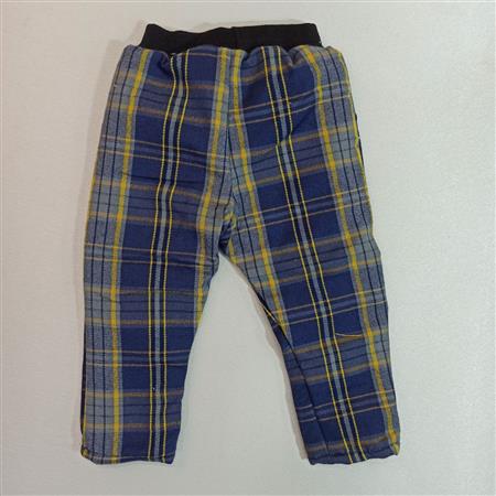 کاپشن شلوار چهارخونه خرس تدی