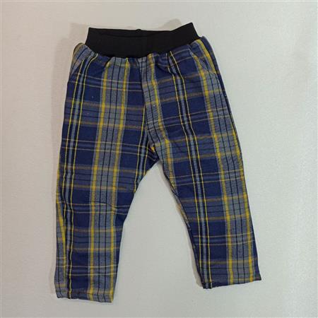کاپشن شلوار چهارخونه خرس تدی