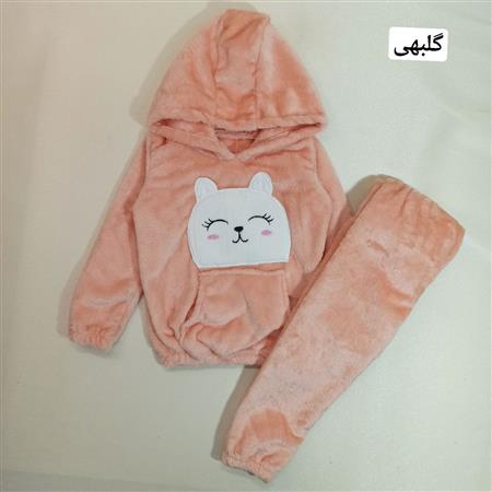 هودی شلوار پولیشی خرس سفید