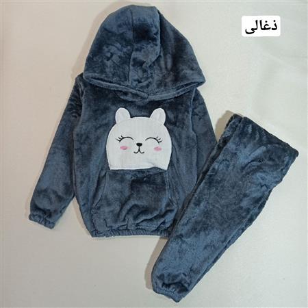 هودی شلوار پولیشی خرس سفید