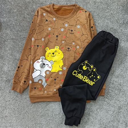 بلوز شلوار Cute Bear تکسایز