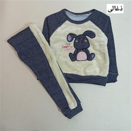 بلوز شلوار پولیشی خرگوش نشسته