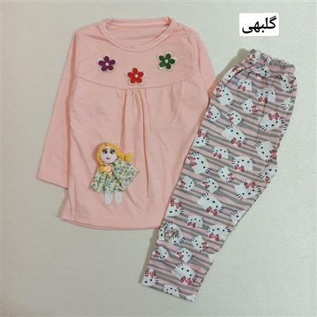 بلوز شلوار دخترک مو طلایی