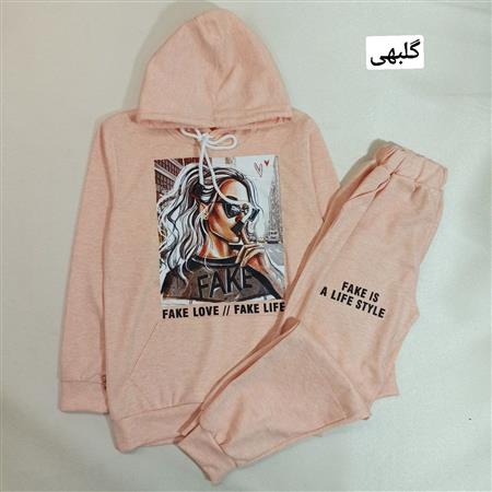هودی شلوار Fake love