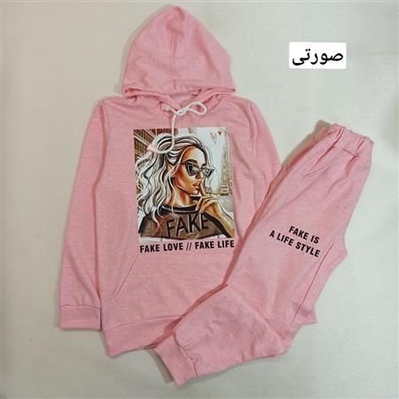 هودی شلوار Fake love