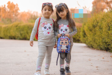 ست بلوز شلوار دخترانه طرح کیتی