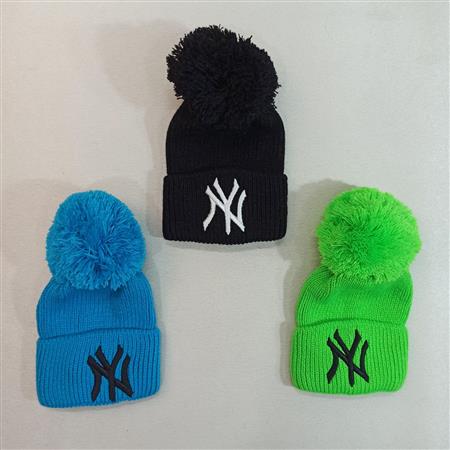 کلاه پوم دار ny
