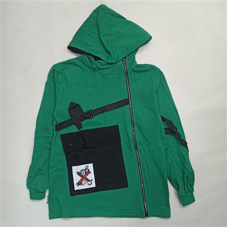 سویشرت زیپ کج