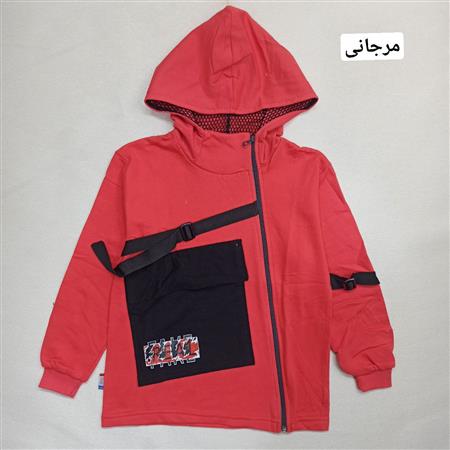سویشرت زیپ کج