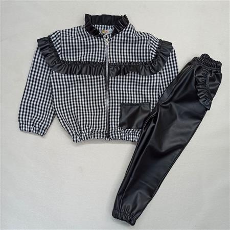 سویشرت شلوار چرم