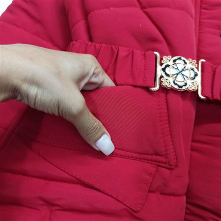 کاپشن پروانه ای کلاه خزدار