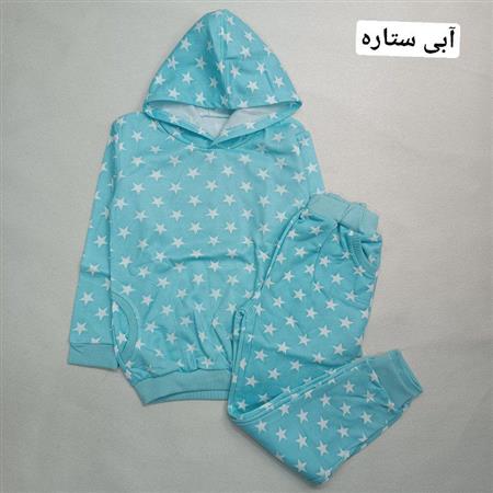 هودی شلوار طرح ستاره و میخک و گاوی