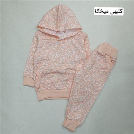 هودی شلوار طرح ستاره و میخک و گاوی
