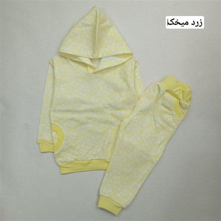 هودی شلوار طرح ستاره و میخک و گاوی