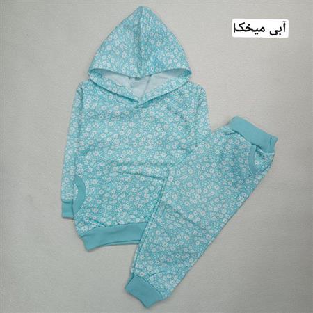 هودی شلوار طرح ستاره و میخک و گاوی