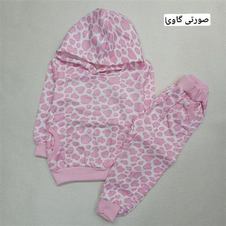 هودی شلوار طرح ستاره و میخک و گاوی