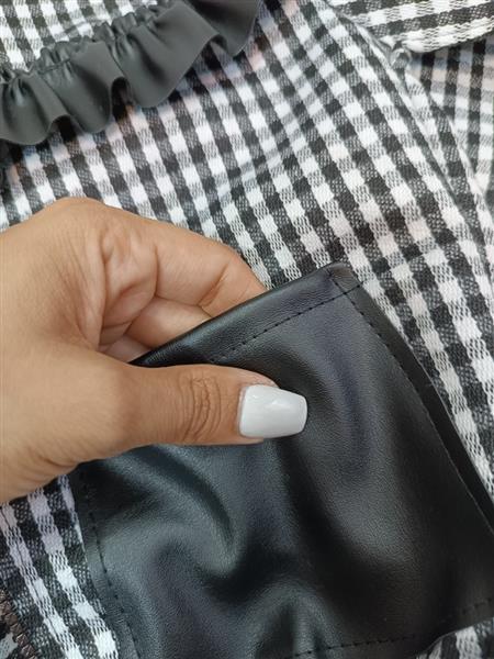 سویشرت شلوار چرم ۲