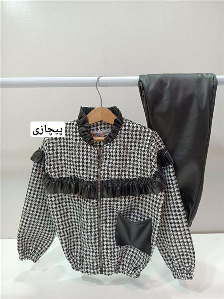 سویشرت شلوار چرم ۲