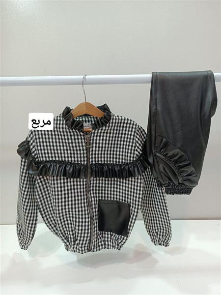 سویشرت شلوار چرم ۲