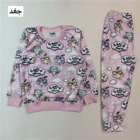بلوز شلوار مخمل چاپی