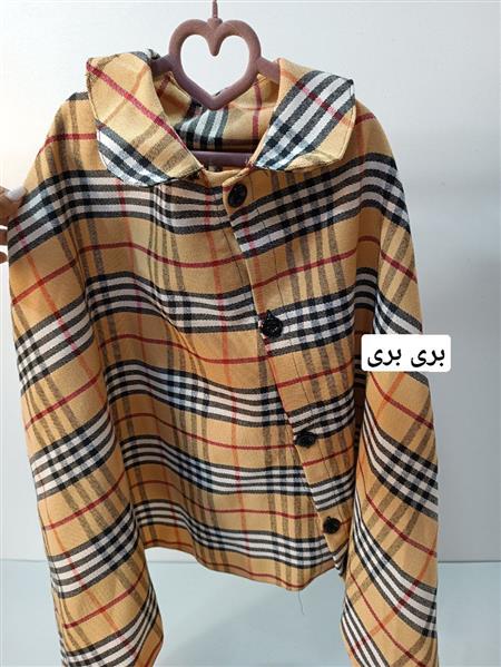 شنل چهارخونه جذاب همراه با کلاه