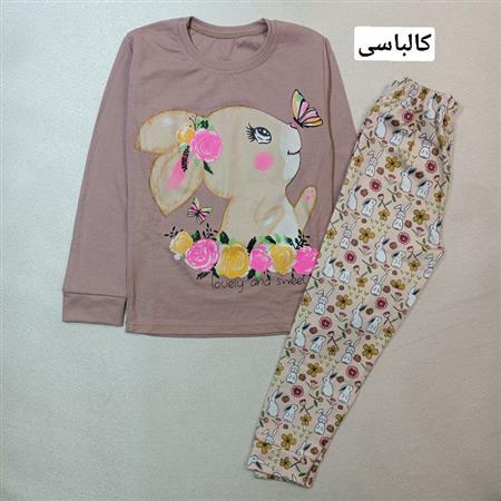بلوز شلوار خرگوش خوشحال و پروانه ها