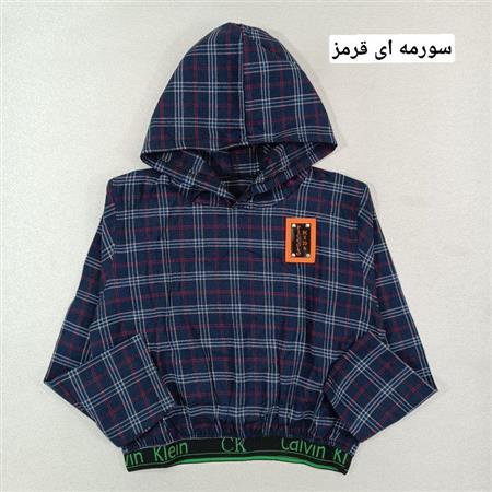 هودی کراپ چهارخونه