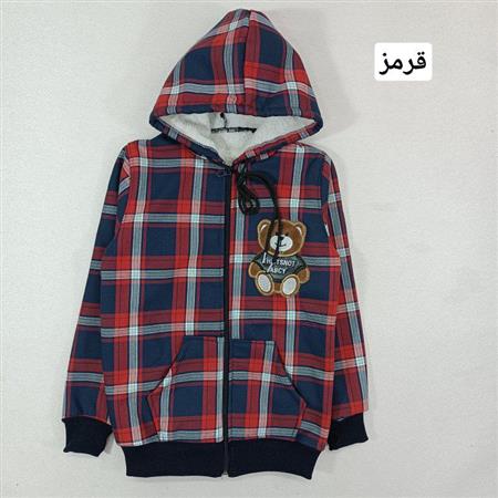 سویشرت چهارخونه تدی