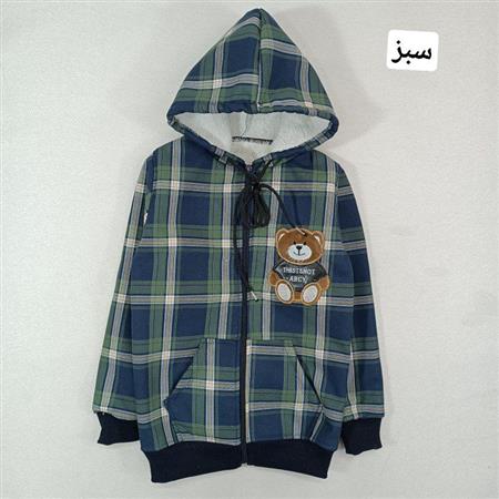 سویشرت چهارخونه تدی