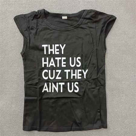 تیشرت مشکی  They hate us cuz تکسایز