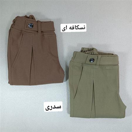 شلوار کتان پیله دار