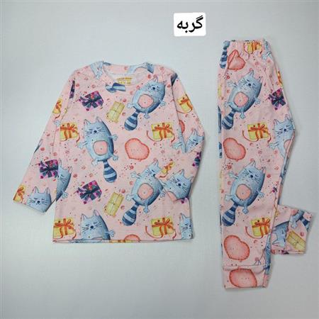بلوز شلوار دخترانه فرشته و گربه