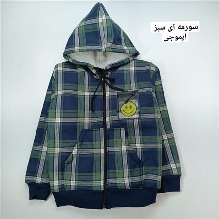 سویشرت چهارخونه خواهر برادری تدی و ایموجی