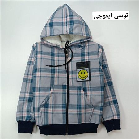 سویشرت چهارخونه خواهر برادری تدی و ایموجی