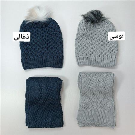 کلاه شال بافت زنبوری