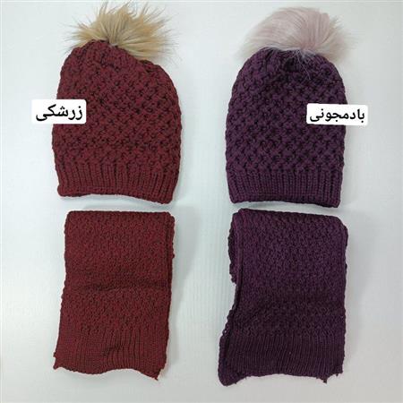 کلاه شال بافت زنبوری