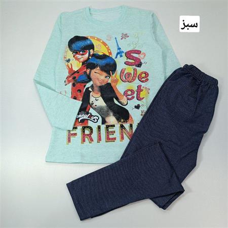 بلوز شلوار دختر کفشدوزکی friend
