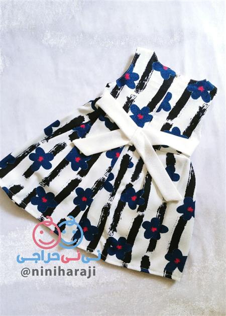 پیراهن کرپ شکوفه